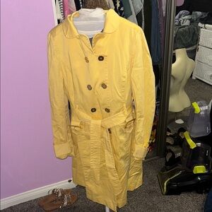 Victoria's Secret Yellow Trench Coat